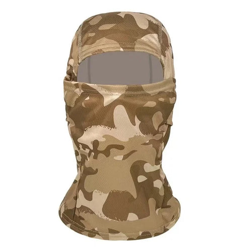 Tactical Balaclava Full Face Mask Set Men Summer Snapback Sun Hat Outdoor Hunting Camouflage Balaclava